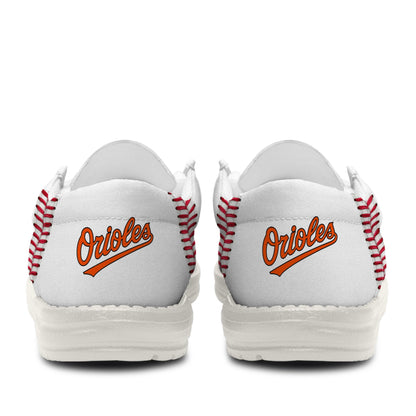 LIMITED EDITION - NEW CUSTOMIZED MLB25 BT ORIOLES LOAFER SHOES