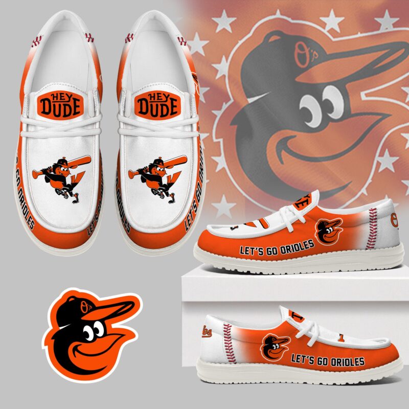 LIMITED EDITION - NEW CUSTOMIZED MLB25 BT ORIOLES LOAFER SHOES