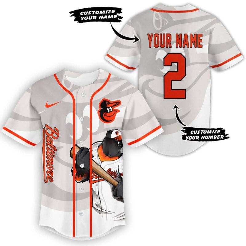 LIMITED EDITION - NEW CUSTOMIZED MLB25 BT ORIOLES BASEBALL JERSEY