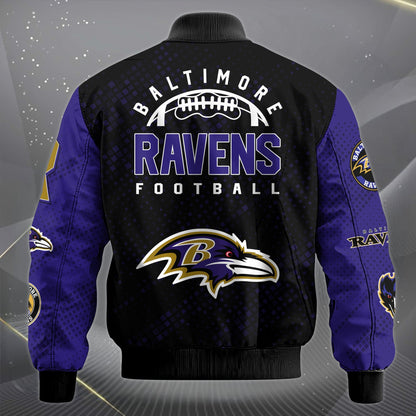 LIMITED EDITION - NEW CUSTOMIZED NFL28 BTR BALTIMORE RAVENS SATIN VARSITY JACKET & LONG PANTS