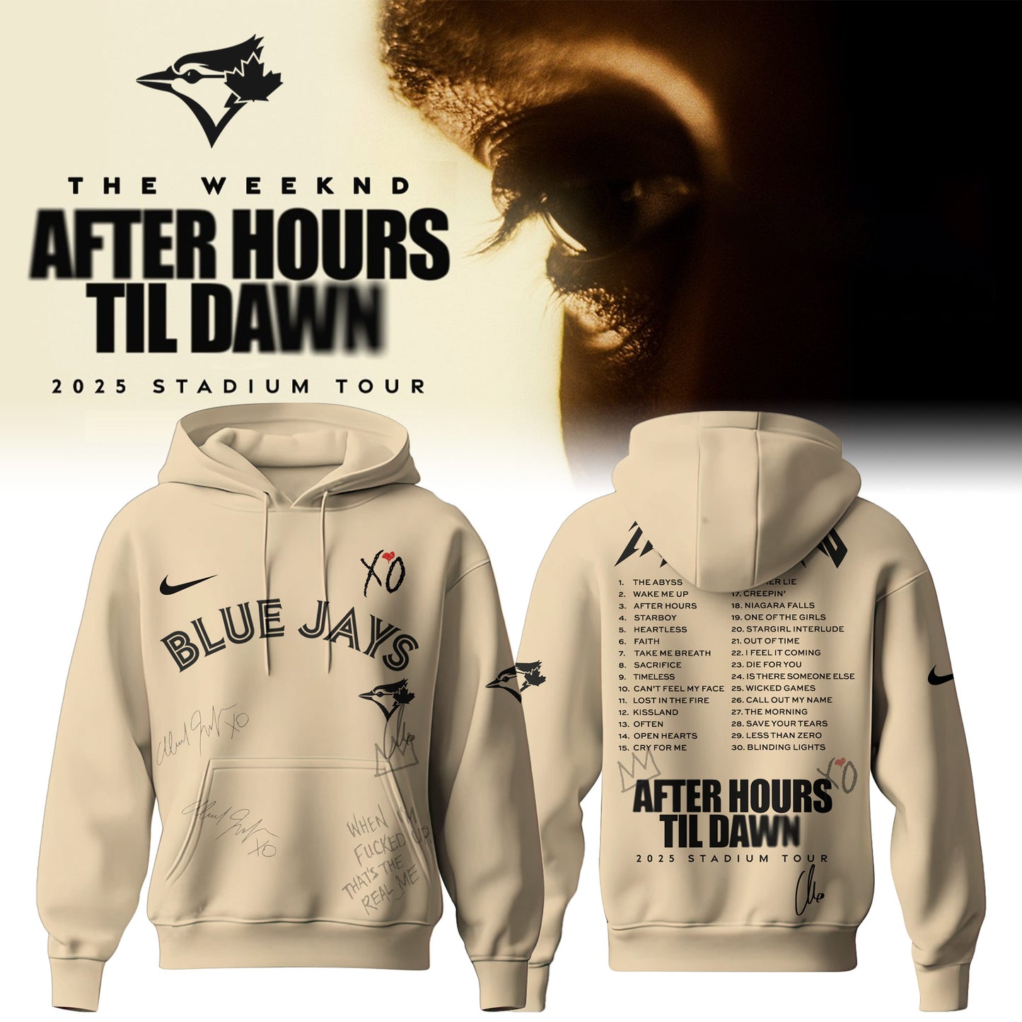 TOR x The Weeknd After Hours Til Dawn Hoodie Limited Edition (Kids & Adults)