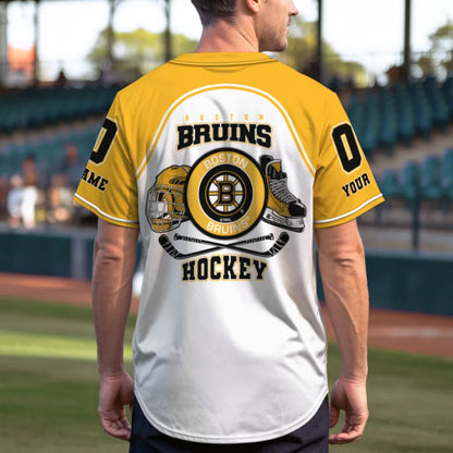 LIMITED EDITION - NEW CUSTOMIZED NHL02 BT BRUINS BASEBALL JERSEY