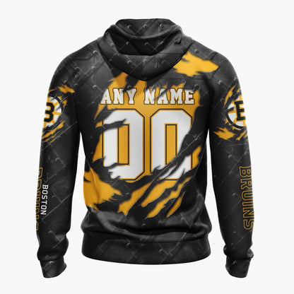 LIMITED EDITION - NEW CUSTOMIZED NHL02 BTB BOSTON BRUINS UNISEX T-SHIRT, POLO, HOODIE & JACKETS