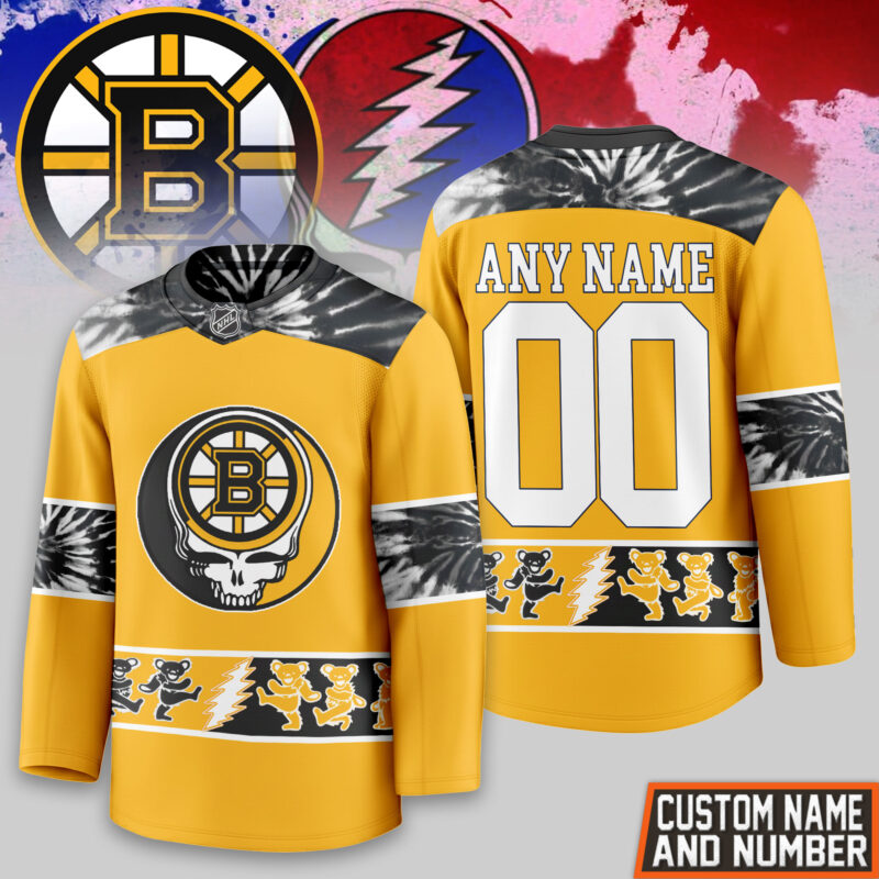 LIMITED EDITION - NEW CUSTOMIZED NHL02 BT BRUINS UNISEX HOCKEY JERSEY