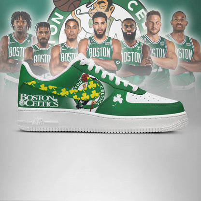 LIMITED EDITION - NEW CUSTOMIZED NBA03 BT CELTICS AF1 SHOES