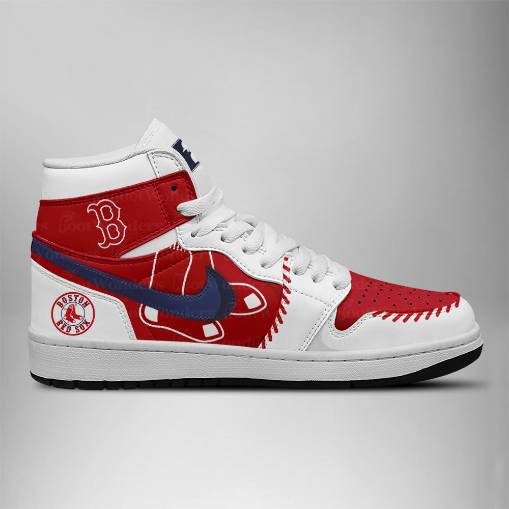 LIMITED EDITION - NEW CUSTOMIZED MLB03 BR SOX AIR JORDAN SNEAKERS