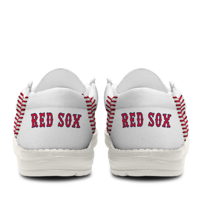 LIMITED EDITION - NEW CUSTOMIZED MLB03 BR SOX LOAFER SHOES