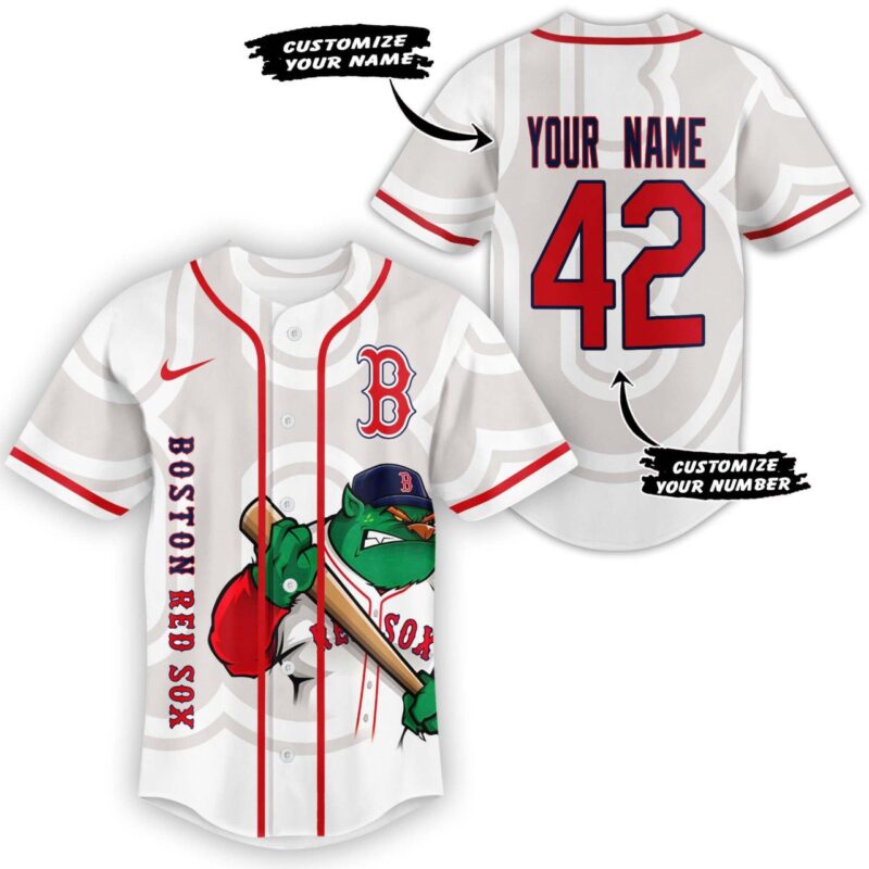 LIMITED EDITION - NEW CUSTOMIZED MLB03 BR SOX BASEBALL JERSEY