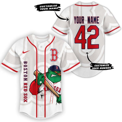 LIMITED EDITION - NEW CUSTOMIZED MLB03 BR SOX BASEBALL JERSEY