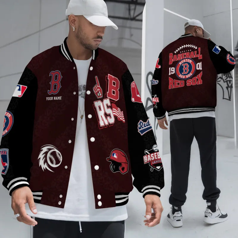 LIMITED EDITION - NEW CUSTOMIZED MLB03 BRS BOSTON RED SOX UNISEX T-SHIRT, POLO, HOODIE & JACKETS