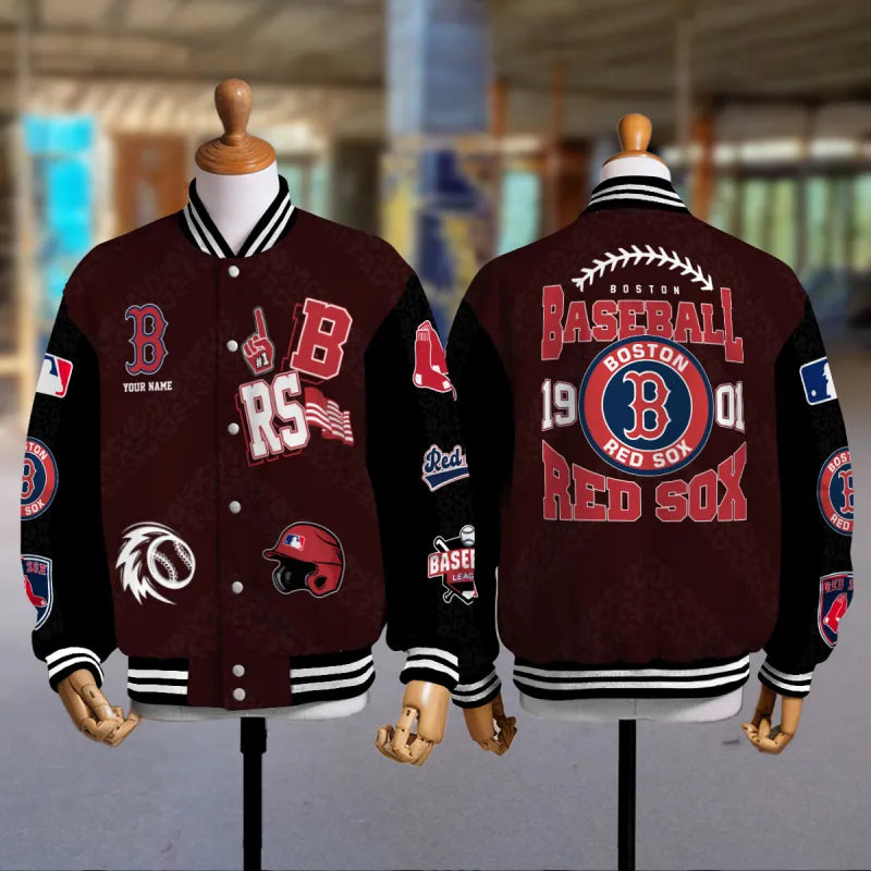 LIMITED EDITION - NEW CUSTOMIZED MLB03 BRS BOSTON RED SOX UNISEX T-SHIRT, POLO, HOODIE & JACKETS