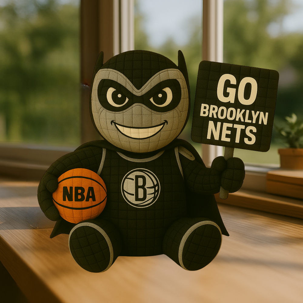 Limited Edition - NBA 25 BN Brooklyn Nets Handmade Crochet