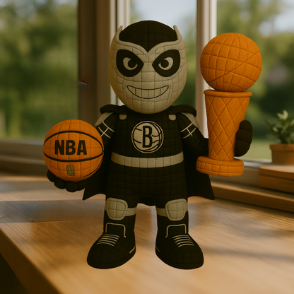 Limited Edition - NBA 25 BN Brooklyn Nets Handmade Crochet
