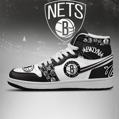 LIMITED EDITION - NEW CUSTOMIZED NBA25 BR NETS AIR JORDAN SNEAKERS