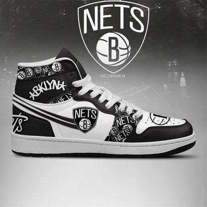 LIMITED EDITION - NEW CUSTOMIZED NBA25 BR NETS AIR JORDAN SNEAKERS