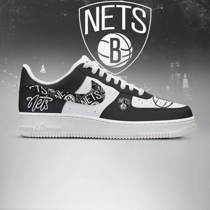 LIMITED EDITION - NEW CUSTOMIZED NBA25 BR NETS AF1 SHOES
