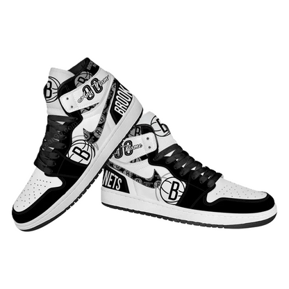LIMITED EDITION - NEW CUSTOMIZED NBA25 BR NETS AIR JORDAN SNEAKERS