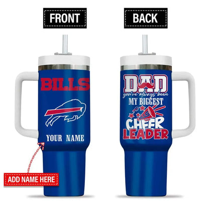LIMITED EDITION - NEW CUSTOMIZED NFL03 BFB BUFFALO BILLS 40oz TUMBLER