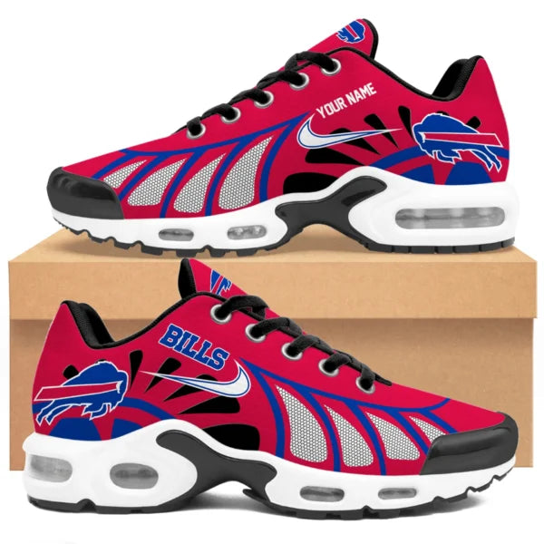 LIMITED EDITION - NEW CUSTOMIZED NFL03 BFB BUFFALO BILLS UNISEX AIR MAX PLUS SNEAKERS