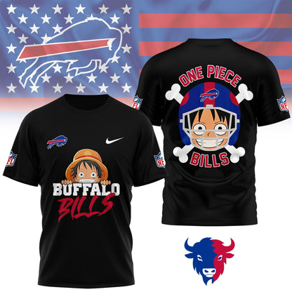 LIMITED EDITION - NEW CUSTOMIZED NFL03 BFB BUFFALO BILLS ONE PIECE FAN 3D SHIRT