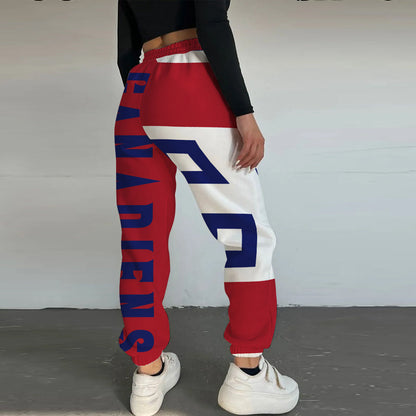 LIMITED EDITION - NEW CUSTOMIZED NHL11 MCD MONTREAL CANADIENS LONG PANTS
