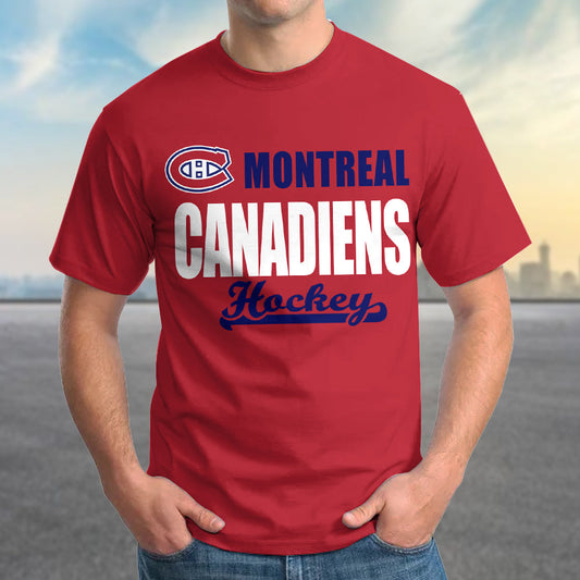 LIMITED EDITION - NEW CUSTOMIZED NHL11 MCD MONTREAL CANADIENS T-SHIRT FOR FAMILY (ADULTS & KIDS)