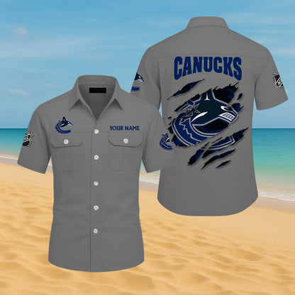 LIMITED EDITION - NEW CUSTOMIZED NHL19 VCC VANCOUVER CANUCKS CARGO SHIRT