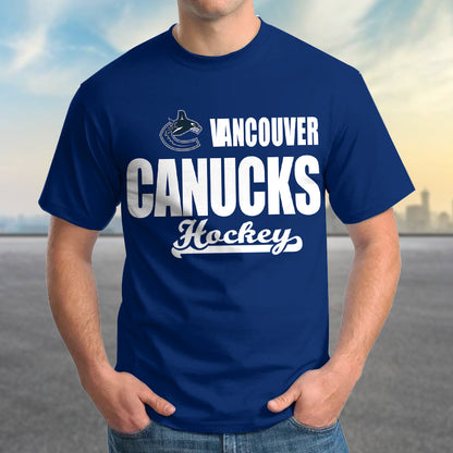 LIMITED EDITION - NEW CUSTOMIZED NHL19 VCC VANCOUVER CANUCKS T-SHIRT FOR FAMILY (ADULTS & KIDS)