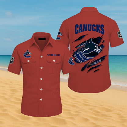 LIMITED EDITION - NEW CUSTOMIZED NHL19 VCC VANCOUVER CANUCKS CARGO SHIRT