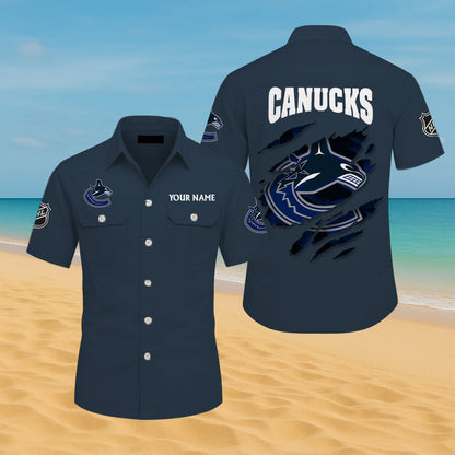 LIMITED EDITION - NEW CUSTOMIZED NHL19 VCC VANCOUVER CANUCKS CARGO SHIRT