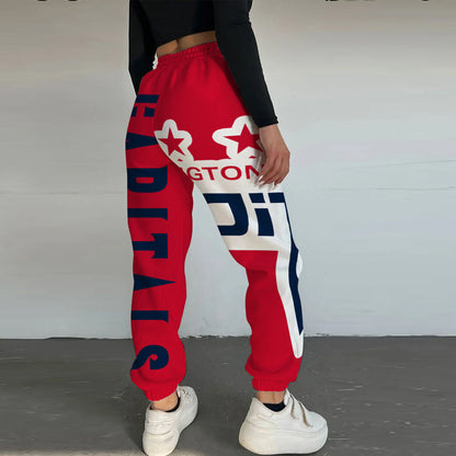 LIMITED EDITION - NEW CUSTOMIZED NHL10 WCP WASHINGTON CAPITALS LONG PANTS