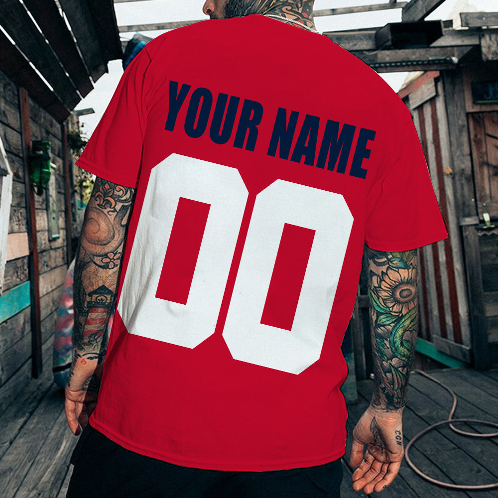 LIMITED EDITION - NEW CUSTOMIZED NHL10 WCP WASHINGTON CAPITALS T-SHIRT FOR FAMILY (ADULTS & KIDS)