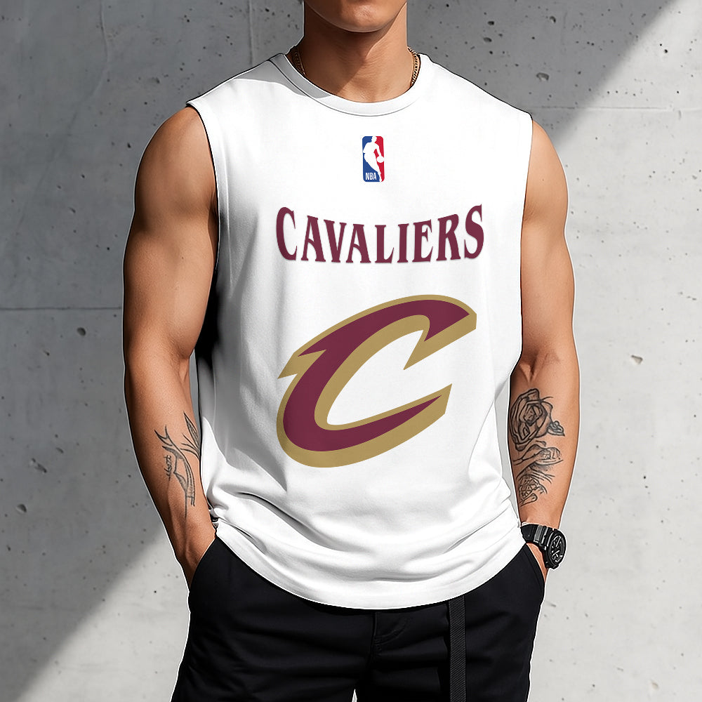 LIMITED EDITION - NEW CUSTOMIZED NBA02 CC CLEVELAND CAVALIERS TANKTOP & GYM SHIRT