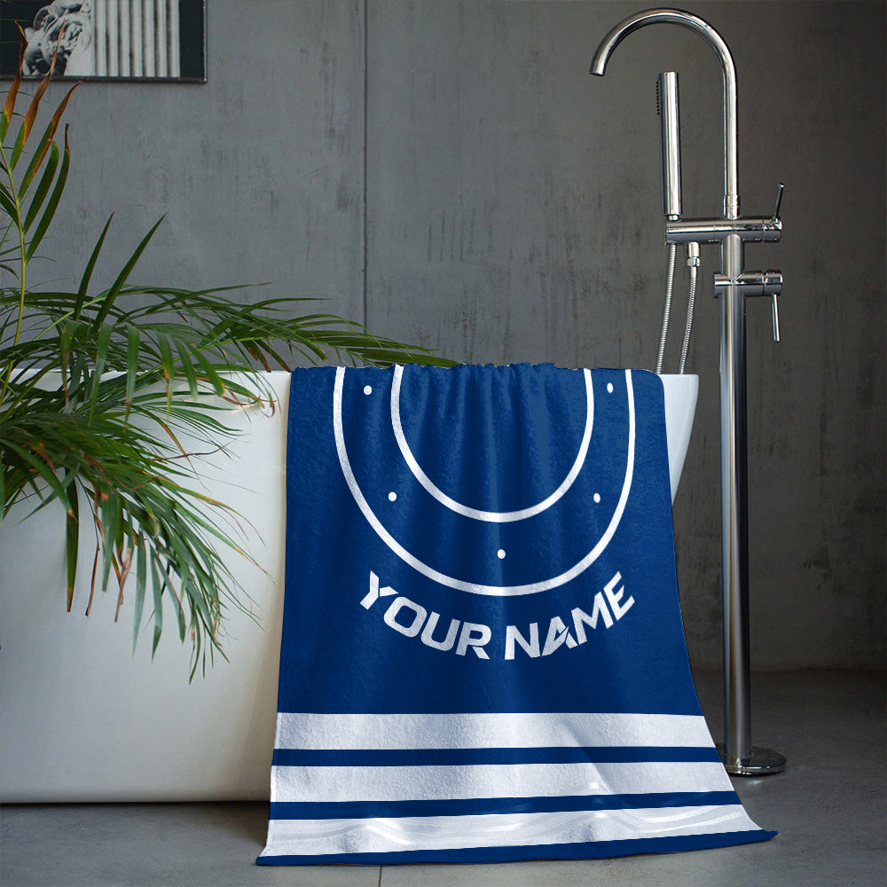 LIMITED EDITION - NEW CUSTOMIZED NFL17 IDC INDIANAPOLIS COLTS BEACH & BATH TOWEL