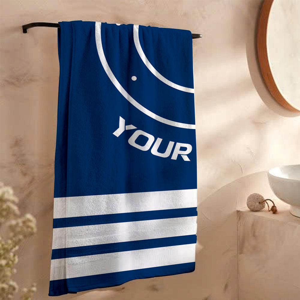 LIMITED EDITION - NEW CUSTOMIZED NFL17 IDC INDIANAPOLIS COLTS BEACH & BATH TOWEL
