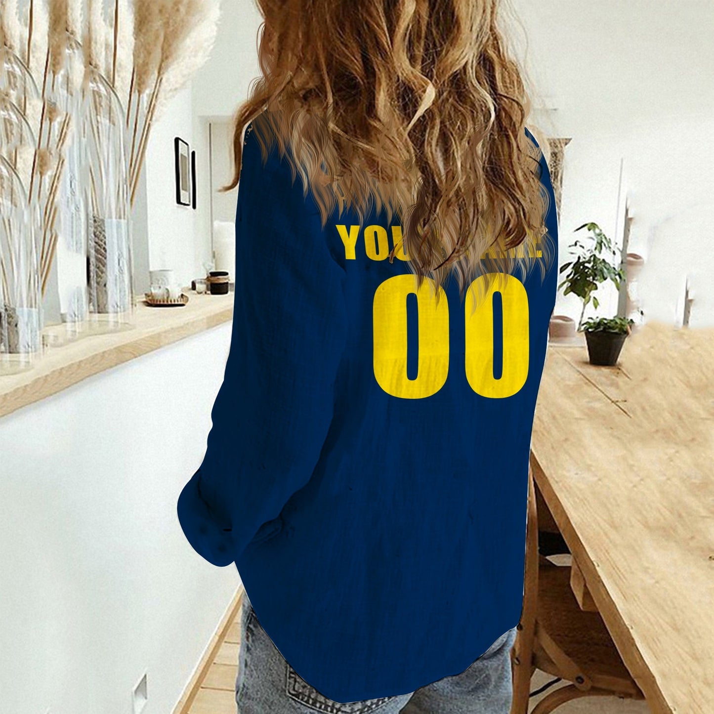 LIMITED EDITION - NEW 13 NQC CUSTOMIZED WOMEN CASUAL SHIRT FOR FAN