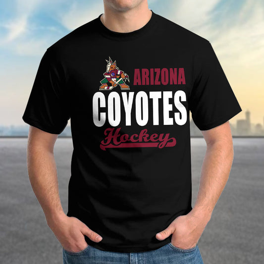 LIMITED EDITION - NEW CUSTOMIZED NHL30 AZC ARIZONA COYOTES T-SHIRT FOR FAMILY (ADULTS & KIDS)