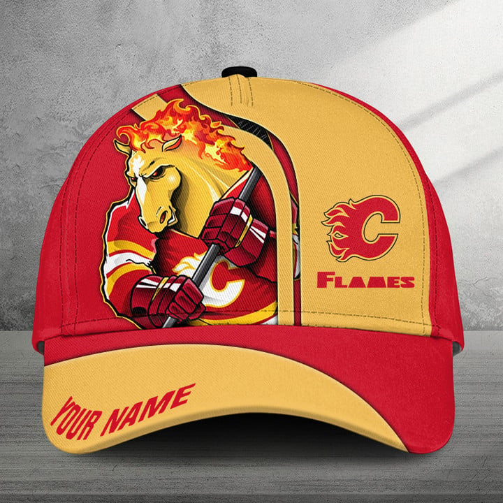 LIMITED EDITION - NEW CUSTOMIZED NHL17 CGF CALGARY FLAMES CLASSIC CAP