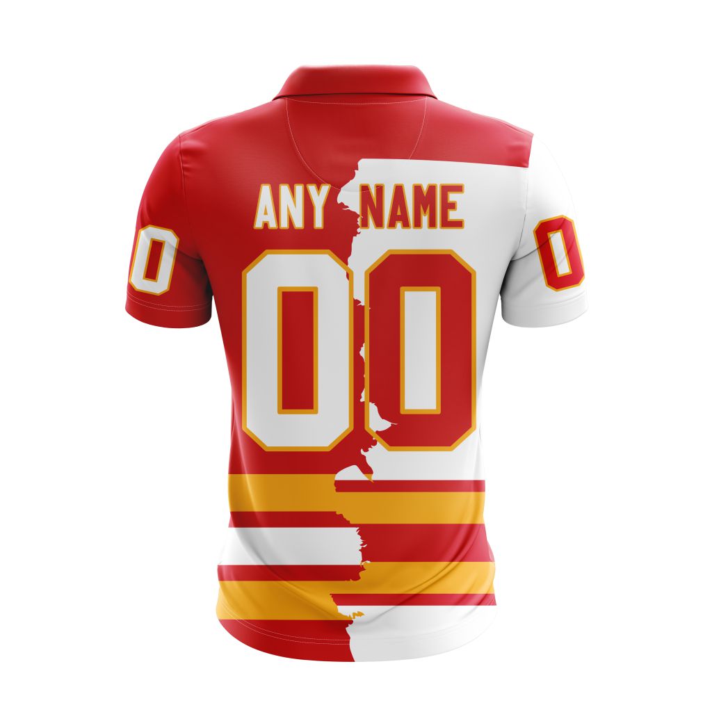 LIMITED EDITION - NEW CUSTOMIZED NHL17 CGF CALGARY FLAMES UNISEX T-SHIRT, POLO, HOODIE & JACKETS