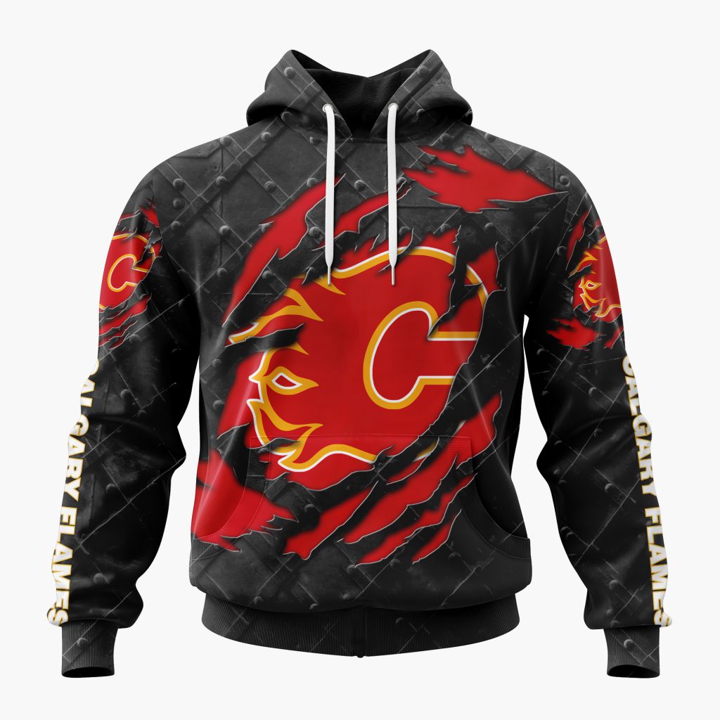 LIMITED EDITION - NEW CUSTOMIZED NHL17 CGF CALGARY FLAMES UNISEX T-SHIRT, POLO, HOODIE & JACKETS