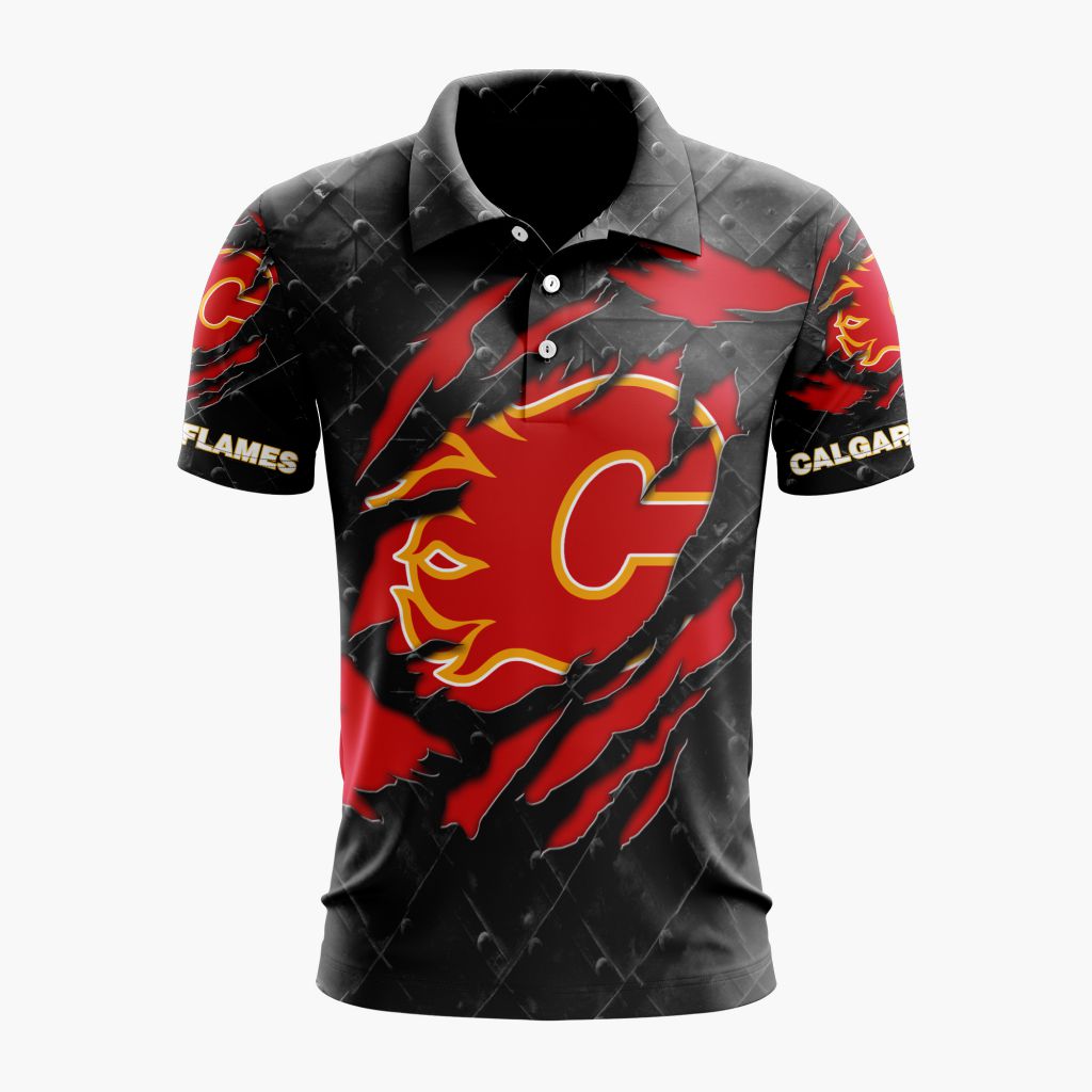 LIMITED EDITION - NEW CUSTOMIZED NHL17 CGF CALGARY FLAMES UNISEX T-SHIRT, POLO, HOODIE & JACKETS