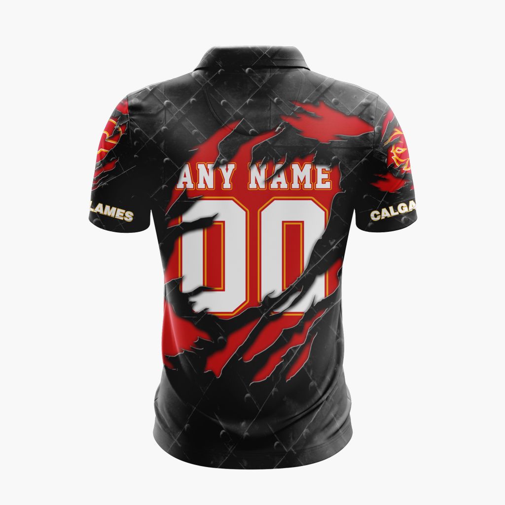 LIMITED EDITION - NEW CUSTOMIZED NHL17 CGF CALGARY FLAMES UNISEX T-SHIRT, POLO, HOODIE & JACKETS