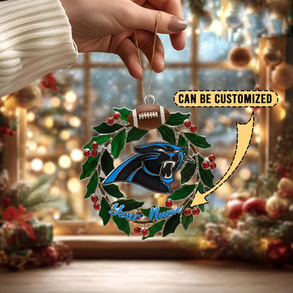LIMITED EDITION - NEW CUSTOMIZED NFL23 CLP CAROLINA PANTHERS ACRYLIC ORNAMENT