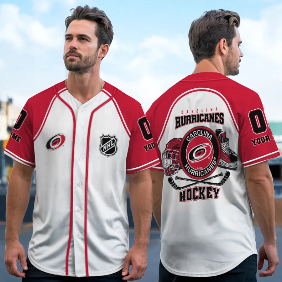 LIMITED EDITION - NEW CUSTOMIZED NHL07 CLH CAROLINA HURRICANES BASEBALL JERSEY