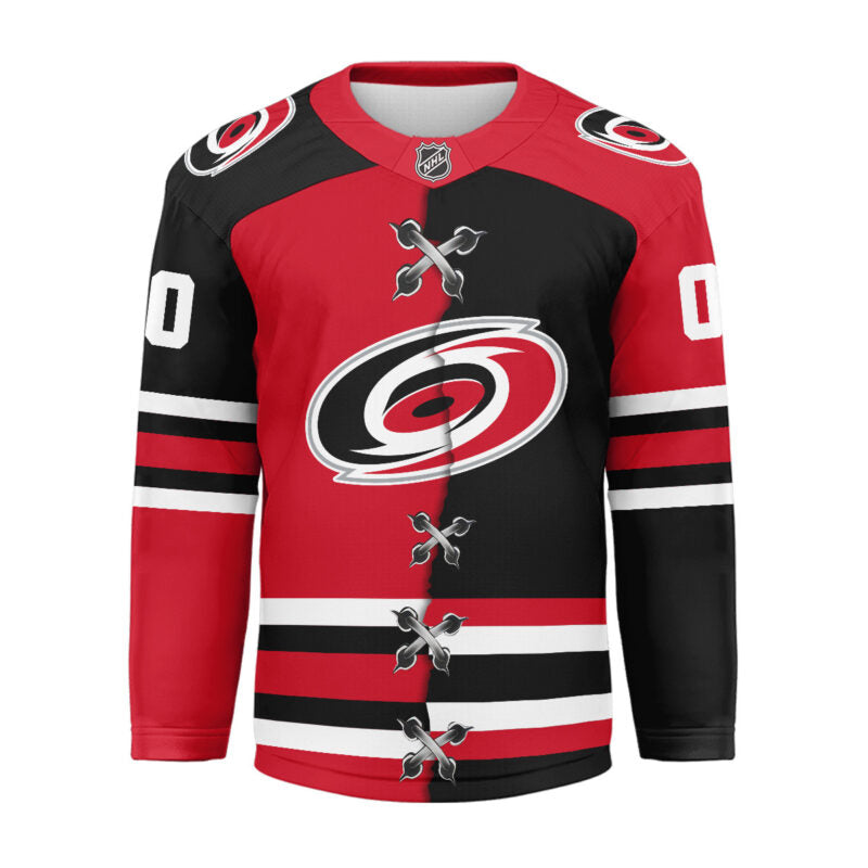 LIMITED EDITION - NEW CUSTOMIZED NHL07 CR HURRICANES UNISEX HOCKEY JERSEY
