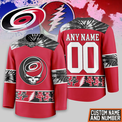 LIMITED EDITION - NEW CUSTOMIZED NHL07 CR HURRICANES UNISEX HOCKEY JERSEY