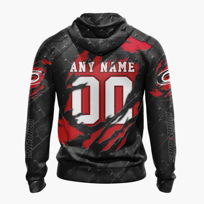 LIMITED EDITION - NEW CUSTOMIZED NHL07 CLH CAROLINA HURRICANES UNISEX T-SHIRT, POLO, HOODIE & JACKETS