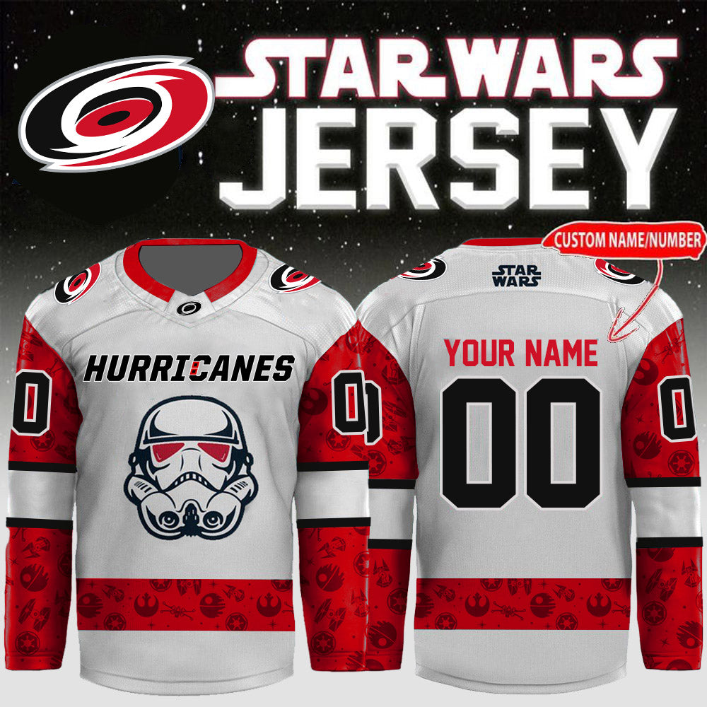 LIMITED EDITION - NEW CUSTOMIZED NHL07 CR HURRICANES UNISEX HOCKEY JERSEY