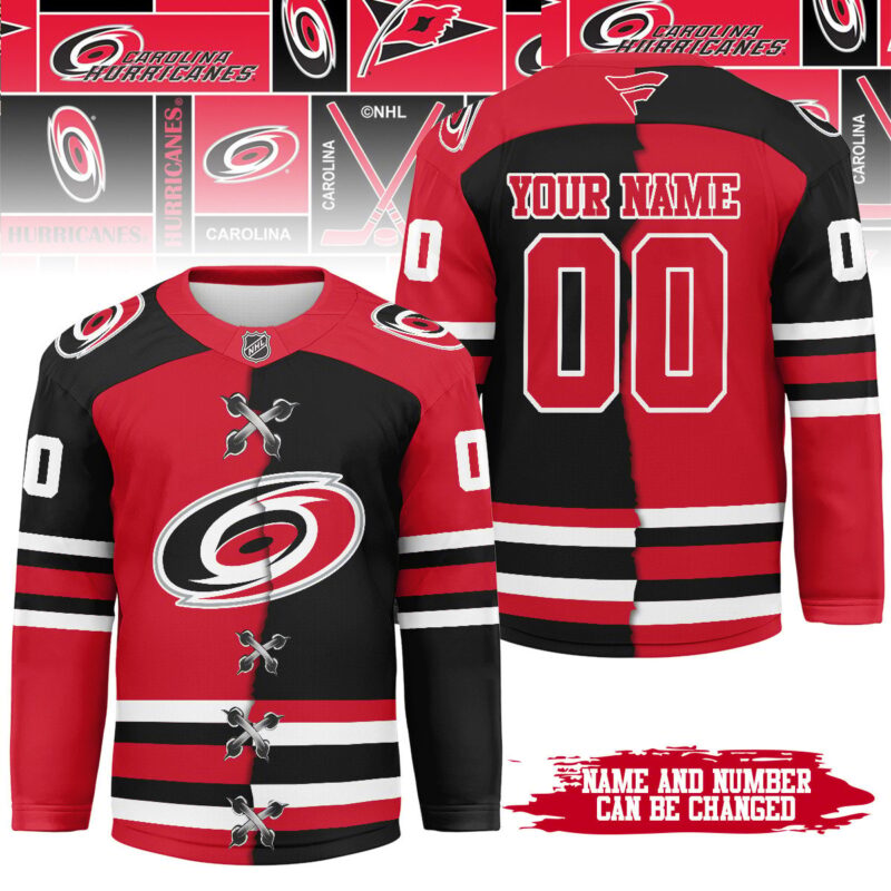 LIMITED EDITION - NEW CUSTOMIZED NHL07 CR HURRICANES UNISEX HOCKEY JERSEY