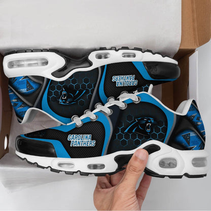 LIMITED EDITION - NEW CUSTOMIZED NFL23 CLP CAROLINA PANTHERS UNISEX AIR MAX PLUS SNEAKERS